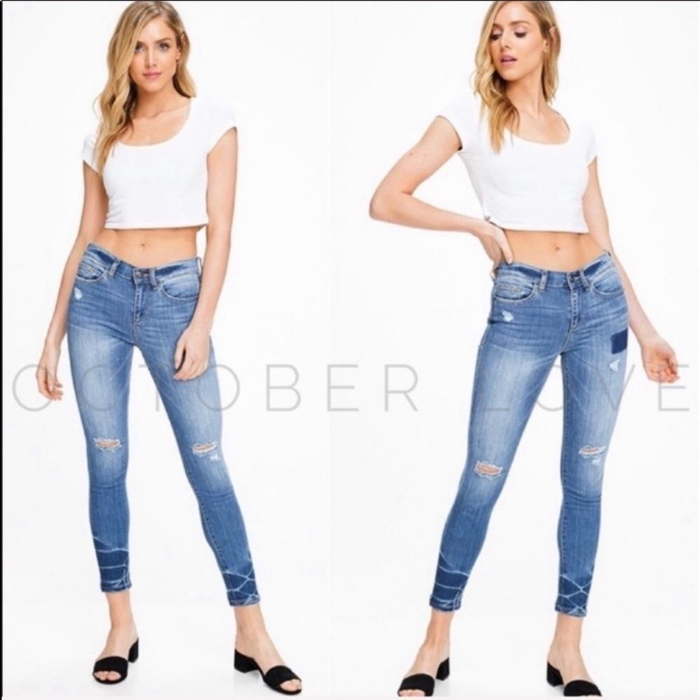 044-cropped denim jeans